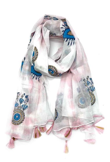 Großhändler LINETA - C7 foulards coton inde