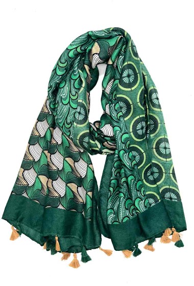 Wholesaler LINETA - Modern patterned scarf