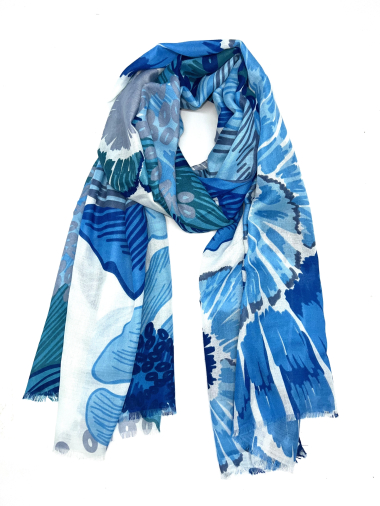 Wholesaler LINETA - Floral pattern scarves