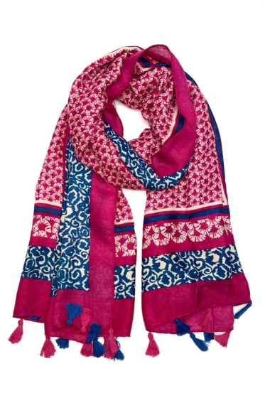 Grossiste LINETA - HH-37 foulards pompon