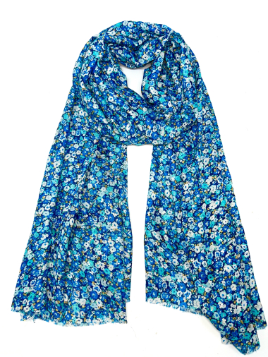 Wholesaler LINETA - LN-12 Floral print scarf