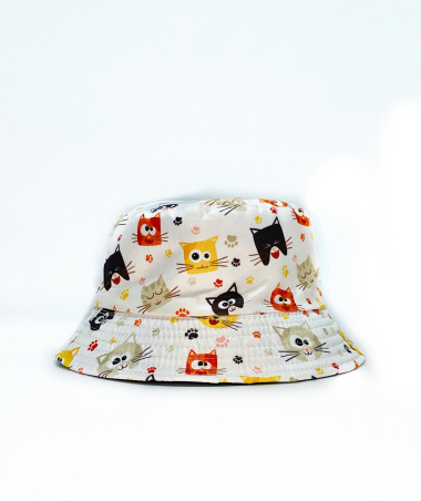 Wholesaler LINETA - shark print children's bucket hat