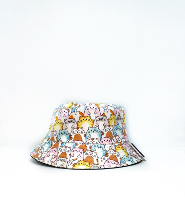Großhändler LINETA - Fischerhut für Kinder mit Hai-Print