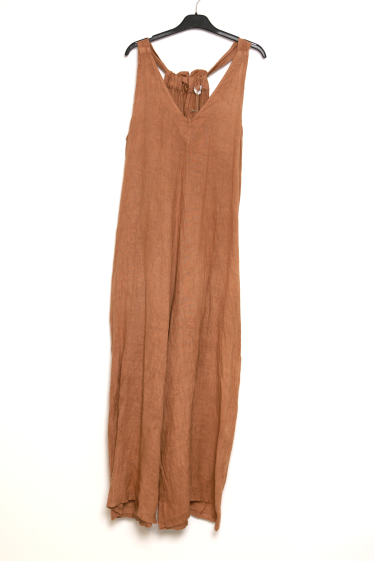 Wholesaler SHYLOH - Linen jumpsuit with pockets on the sides