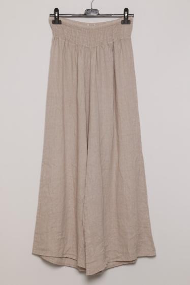 Grossiste SHYLOH - Pantalon large avec ceinture élastiquée
