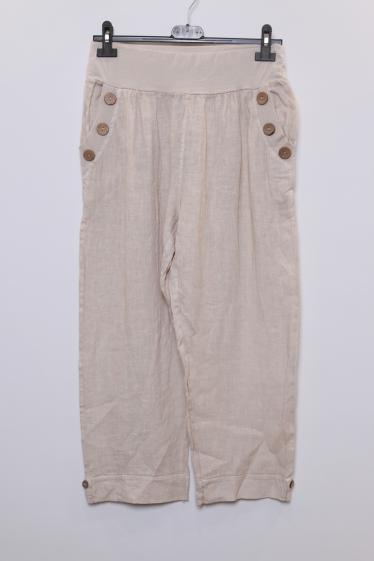 Wholesaler SHYLOH - Mid-length trousers with button detail at the bottom and on the pockets