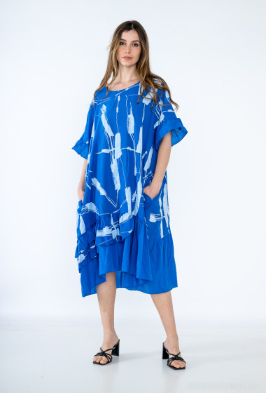 Wholesaler SHYLOH - Linen dress print