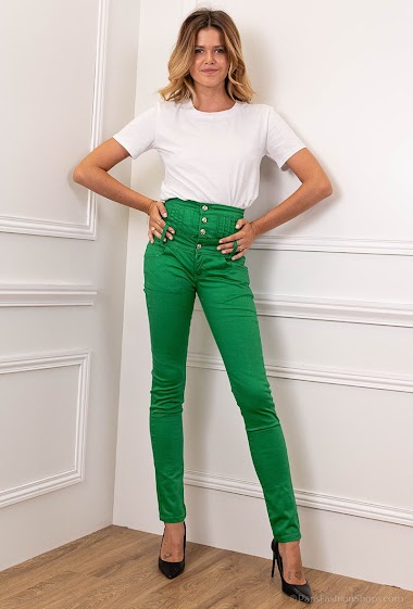 Grossiste LISA PARIS - Pantalon taille haut