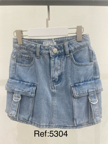 Wholesaler LOEVIA - girl's denim skirt
