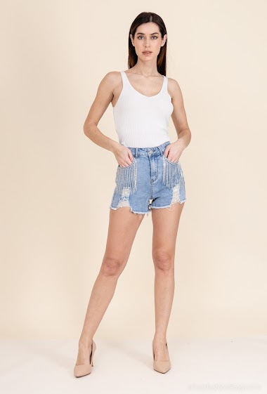Wholesaler LOEVIA - Women's jeans short