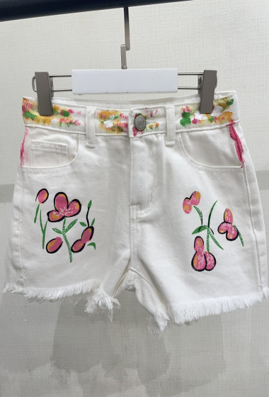 Wholesaler LOEVIA - girl's denim shorts