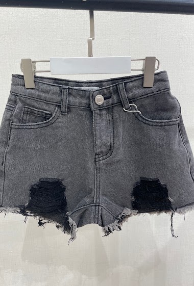 Wholesaler LOEVIA - Girl's jeans short