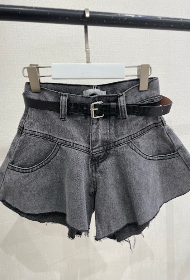 Wholesaler LOEVIA - Girl's jeans short