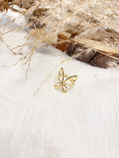 Wholesaler Lolilota - openwork butterfly ring