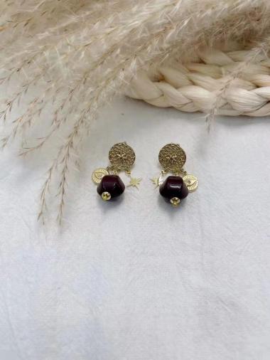 Wholesaler LOL Bijoux - resin pearl earring