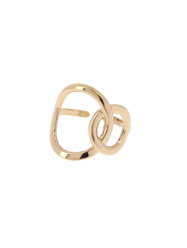 Wholesaler Lolilota - thin intertwined circle steel ring