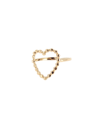 Wholesaler Lolilota - thin steel heart ring