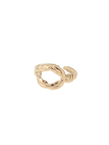 Wholesaler Lolilota - fine steel oval knot ring