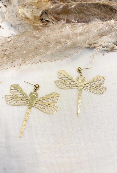 Mayorista Lolilota - Earring dragonfly