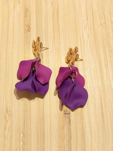 Wholesaler Lolilota - petal pendant earring