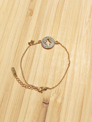 Wholesaler Lolilota - rhinestone openwork star bracelet