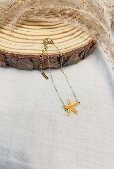 Grossiste Lolilota - Bracelet étoile de mer émail