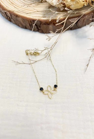 Grossiste Lolilota - Bracelet fleur strass