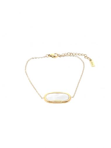 Grossiste Lolilota - bracelet ovale nacre