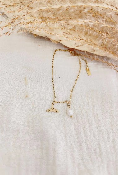 Grossiste Lolilota - Bracelet queue de sirène perle nacrée