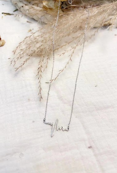 Wholesaler Lolilota - Necklace heartbeat