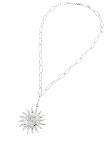 Wholesaler Lolilota - necklace chain sun in stainless steel