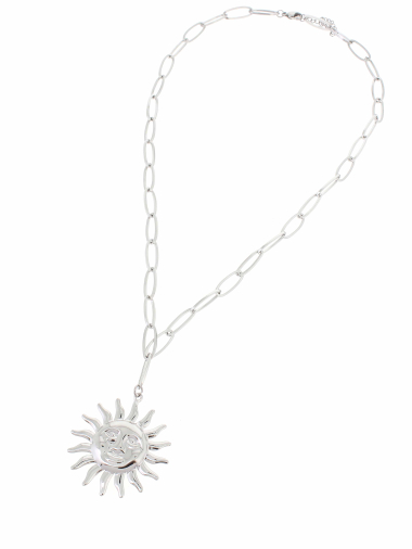 Grossiste Lolilota - collier chaine soleil en acier inoxydable