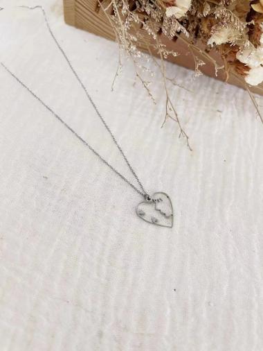 Wholesaler Lolilota - kiss heart necklace