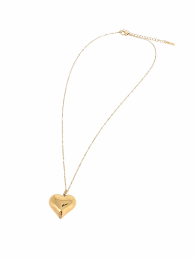 Grossiste Lolilota - collier coeur en acier inoxydable