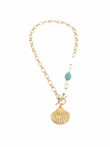 Grossiste Lolilota - collier coquillage en acier inoxydable