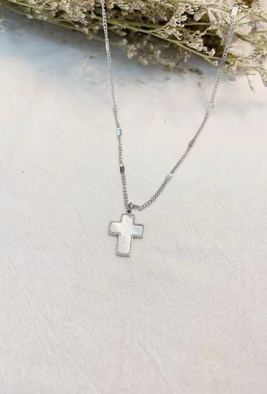 Großhändler Lolilota - NECKLACE CROSS MOTHER OF PEARL