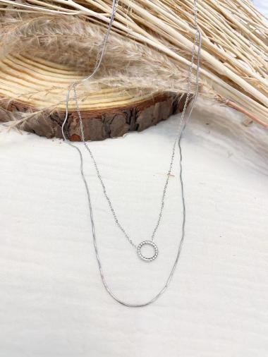Wholesaler Lolilota - circle double row necklace