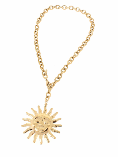 Grossiste Lolilota - collier en chaine soleil en acier inoxydable