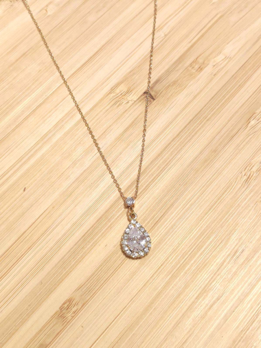 Wholesaler Lolilota - rhinestone drop necklace
