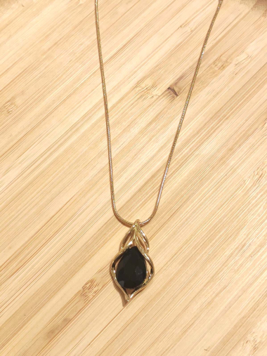 Wholesaler Lolilota - big rhinestone drop necklace
