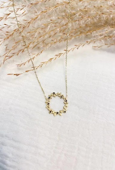 Großhändler Lolilota - Necklace laurel strass