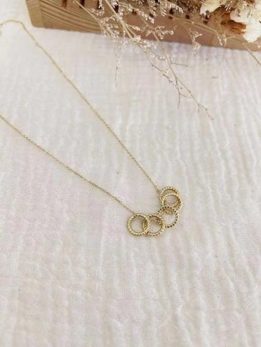 Wholesaler Lolilota - multi circle necklace