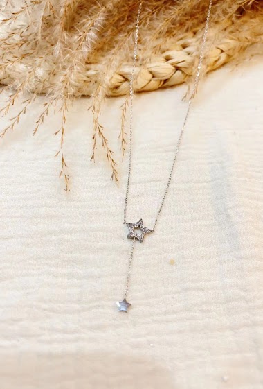 Großhändler Lolilota - Necklace pendant star strass