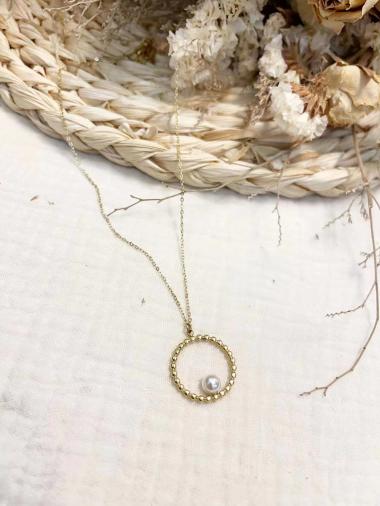 Grossiste Lolilota - collier rond perle nacrées