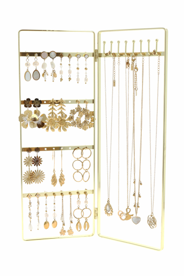 Wholesaler Lolilota - set of 14 earrings and 5 necklaces in stainless steel