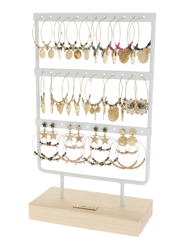 Wholesaler Lolilota - set of 16 earrings in stainless steel