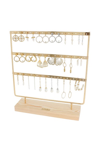 Wholesaler Lolilota - Set of 18 earrings pearly pearl