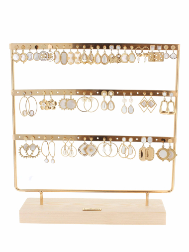 Wholesaler Lolilota - set of 28 earrings in stainless steel