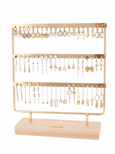 Wholesaler Lolilota - set of 30 earrings in stainless steel