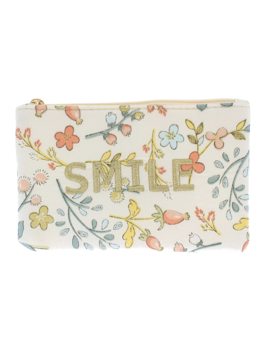 Grossiste Lolilota - pochette coton fleur "Smile"